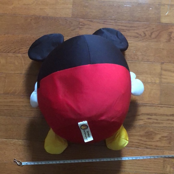 Round Mickey Mouse micro bead pillow plush - Picture 4 of 8